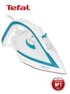 Утюг TEFAL FV8044E0 белый, голубой