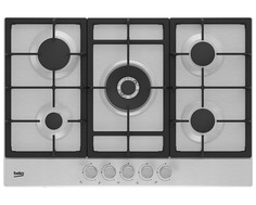 Встраиваемая варочная панель газовая Beko HIAW 75225 SX серебристый