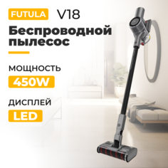 Пылесос Futula Cordless Vacuum Cleaner V18 серый