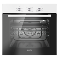 Встраиваемый электрический духовой шкаф Simfer B6EW16011 White
