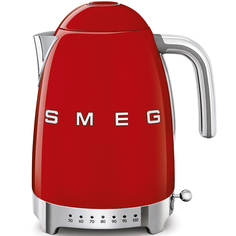 Электрический чайник с регулируемой температурой SMEG KLF04RDEU, красный