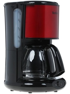 Кофеварка капельного типа TEFAL CM361E38 черный, красный