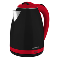 Чайник электрический LUMME LU-145 2 л красный, черный