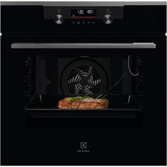 Встраиваемый электрический духовой шкаф Electrolux KODDP77H серебристый, черный
