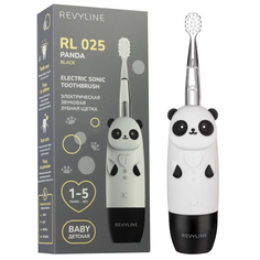 Электрическая зубная щетка Revyline RL 025 Panda белый, черный