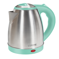 Чайник электрический LUMME LU-162 1.7 л голубой, серебристый