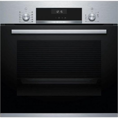 Встраиваемый электрический духовой шкаф Bosch HBJ538ES0M серебристый, черный