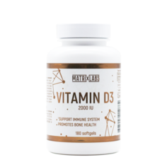 Витамин д3 Matrix Labs Vitamin D3 2000 180 масл капс