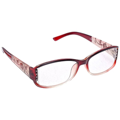 Готовые очки Восток 6621 Бордовые, -4,5 No Brand