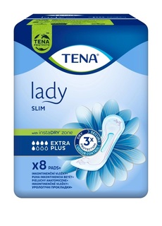 Прокладки урологические TENA Lady slim extra plus 8 шт.