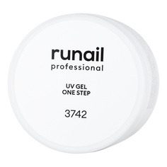 Лак для ногтей ruNail Однофазный UV-гель, прозрачный, 56 г