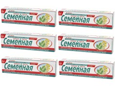 Зубная паста Свобода Семейная подорожник + зверобой , 130г,6 шт