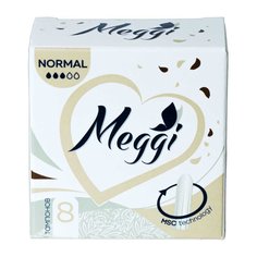 Тампоны Meggi, Normal new, 8 шт, MEG 718 Мэгги