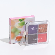 Палетка теней для век, 4 цвета Lameila