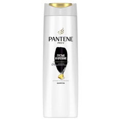 Шампунь для волос Pantene «Густые и крепкие», для тонких и ослабленных волос, 400 мл
