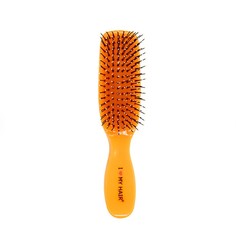 Щетка парикмахерская для волос I love my hair Spider Classic 1503, оранжевая глянцевая S