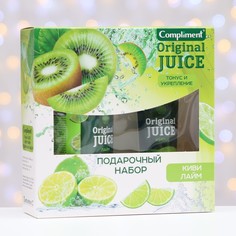 Подарочный набор Original Juice №1490 киви-лайм: Мыло для рук, 320 мл + Бальзам для рук, 1 No Brand