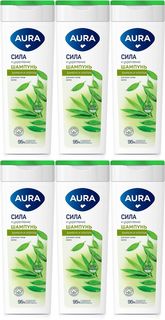 Шампунь для волос Aura сила и укрепление 380мл 6шт