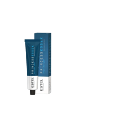 Краска-уход для волос ESTEL тёмно-русый. коричнево-красный