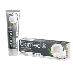 Зубная паста отбеливание и укрепление эмали Biomed Superwhite, 100 г