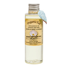 Organic Tai Массажное масло для лица Белая орхидея Жожоба и Сладкий миндаль 120 мл