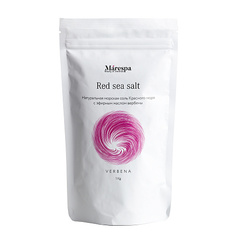 Marespa, Соль морская Красного моря, c эфирным маслом вербены, 1000 г