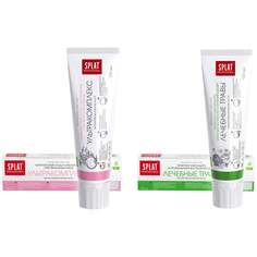 Зубная паста SPLAT Professional Ультракомплекс 100 мл + Лечебные травы 100 мл, 2 шт