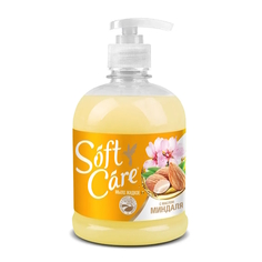 Мыло жидкое Soft Care с миндальным маслом 500 г Romax