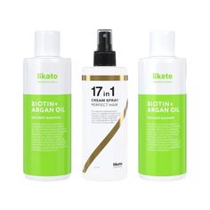 Набор для волос Likato Professional Ultra Recovery Hair шампунь, бальзам, спрей