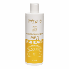 Бальзам-кондиционер Levrana Daily Укрепляющий Мед и миндаль для всех типов волос 400 мл