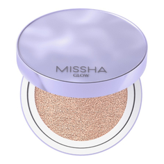 Кушон тональный Missha Glow c антивозрастной сывороткой, №21 Fair, 14 г