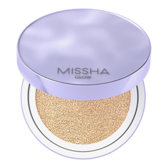 Кушон тональный Missha Glow c антивозрастной сывороткой, №21 Vanilla, 14 г