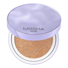 Кушон тональный Missha Glow c антивозрастной сывороткой, №23 Sand, 14 г