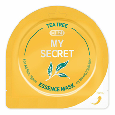 Маска тканевая для лица LS Cosmetic My Secret с экстрактом чайного дерева 25 г