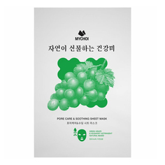 Маска для лица Mychoi успокаивающая с зеленым виноградом и полынью 25 мл