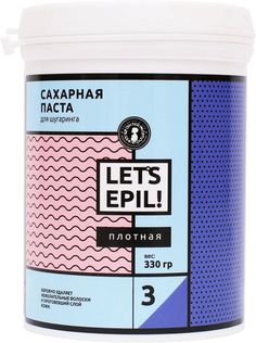 Сахарная паста для депиляции Плотная Lets Epil 0,33 кг Lets Epil!