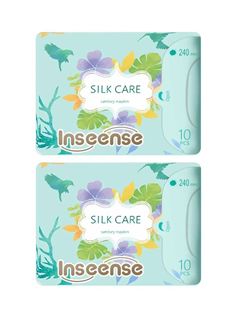 Прокладки женские Inseense Silk Care дневные 4 капли 240 мм 2х10 шт