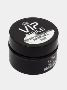 Твердый гель для наращивания и моделирования ногтей Vipnails молочный milk1 15г