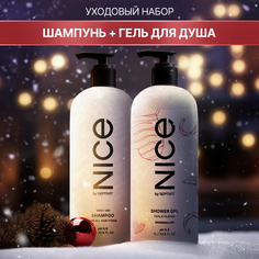 Набор подарочный женский Nice by Septivit шампунь 1л и Гель для душа Marshmallow 1л
