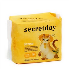 Ежедневные прокладки Secret Day Sense ультратонкие дышащие, 20 шт