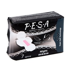 Прокладки гигиенические PESA Night, 7 шт