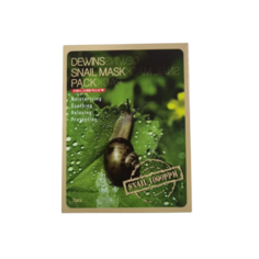Маска Dewins Snail Mask Pack тканевая с муцином улитки 23х7