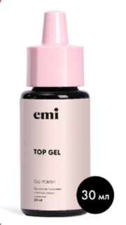 Верхнее покрытие для гель-лака Emi Top gel 30 мл