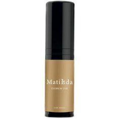 Гель-краска с дозатором для бровей и ресниц Матильда темно-коричневая профессиональная Matilda