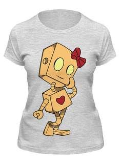 Футболка женская Printio Бообо серая L