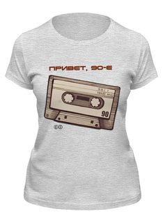 Футболка женская Printio Кассета1 ж серая 2XL