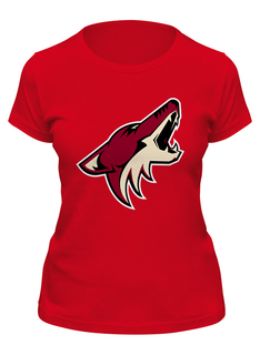 Футболка женская Printio arizona coyotes красная XL