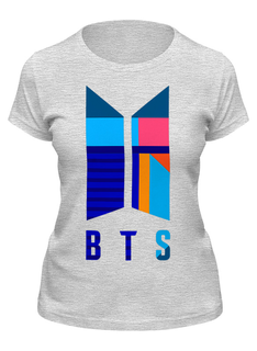 Футболка женская Printio Bts серая L