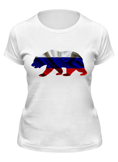 Футболка мужская Printio Русский медведь белая 2XL