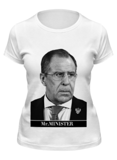 Футболка женская Printio Mr minister белая S